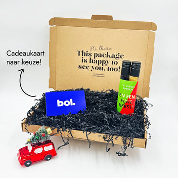 Cadeaukaart met een slokje gezelligheid