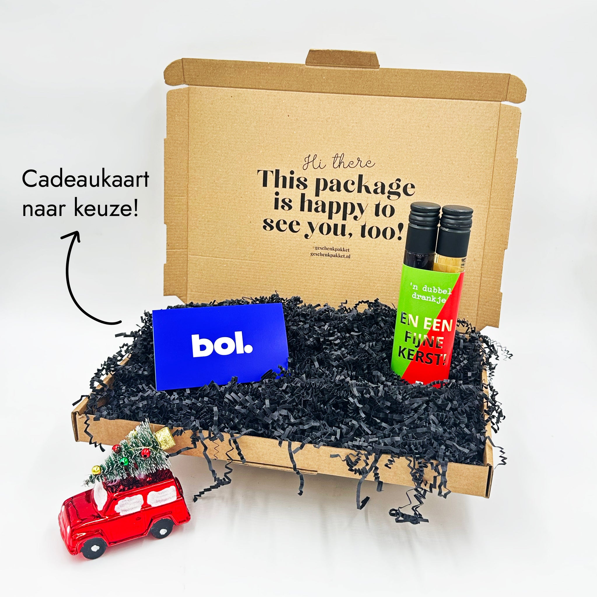 Cadeaukaart met een slokje gezelligheid
